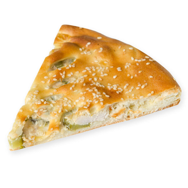 Пирог с курицей и маринованным огурцом - заказ и доставка в Омске